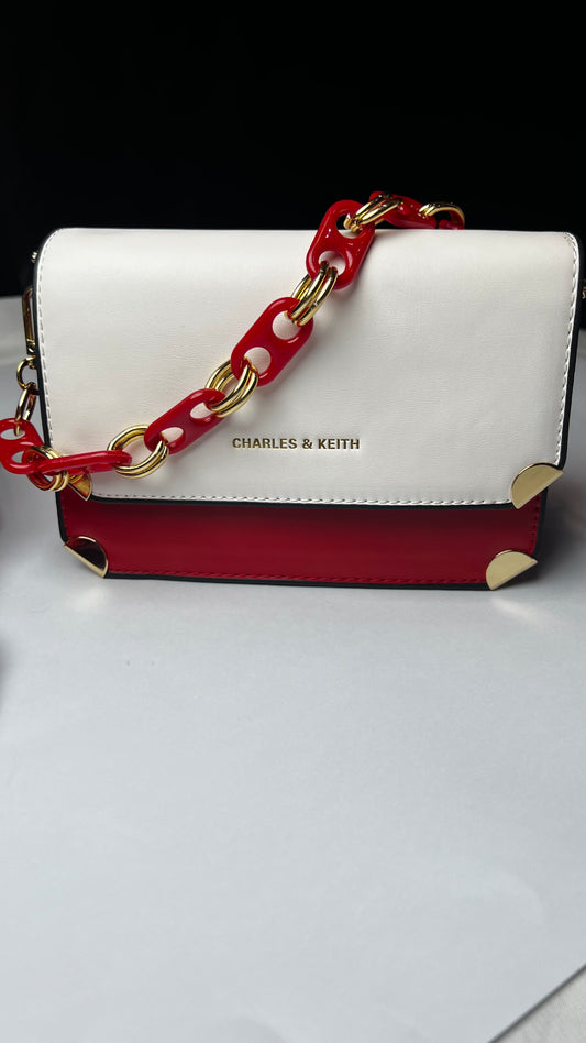 Charles and  keith  in Red-White