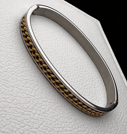 Silver-gold bracelate